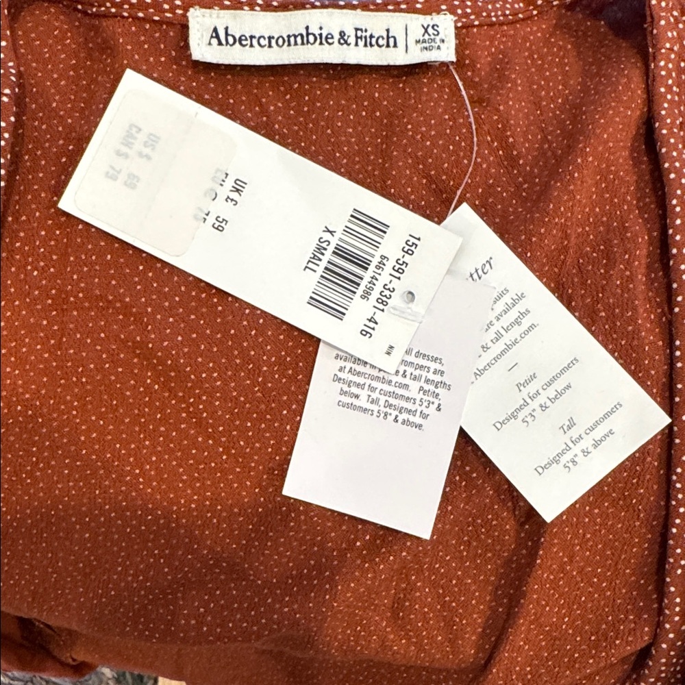 Abercrombie & Fitch Rust Mini Dress - Picture 10 of 10
